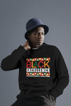 Front - Bold Heritage Sweatshirt showcasing modern African design and African-inspired clothing with vibrant, sleek patterns. Perfect for casual wear and bold style in Canada. 